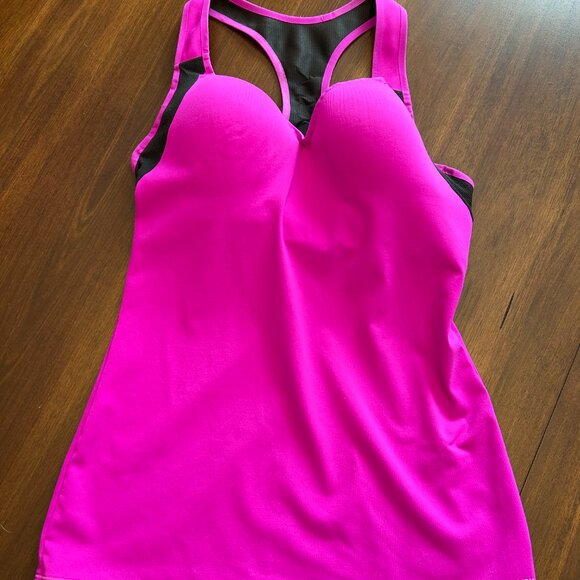 Victoria's Secret VSX Women's Purple Athletic Top Padded Cups Racerback Size 36C - Picture 5 of 15
